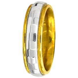 Square Pattern, Hand Made Wedding Band