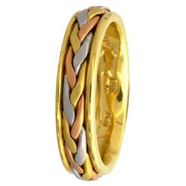 Multi Color Rope, Hand Made Wedding Band