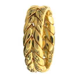 Wheat Pattern, Hand Made Wedding Band