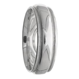 Flat Edge Hand Made Wedding Band