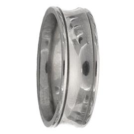 Concaved Middle Hand Made Wedding Band