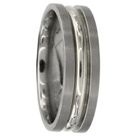 Concaved Middle Hand Made Wedding Band