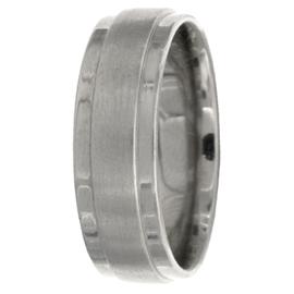 Flat Edge, Hand Made Wedding Band