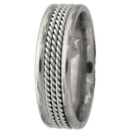 Multiple Rope- Hand Made Wedding Band