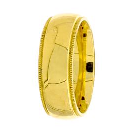 Milgrained Edge- Hand Made Wedding Band