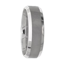 Slanted Edge Hand Made Wedding Band