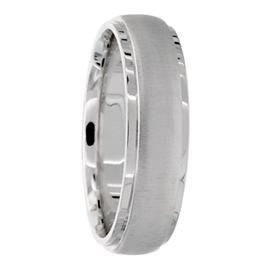 Flat Edge Hand Made Wedding Band