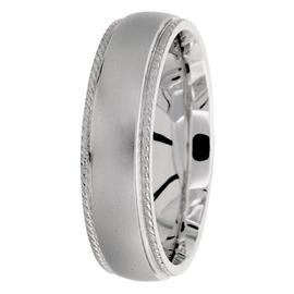 Milgrained Edge, Hand Made Wedding Band