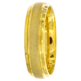Flat Edge Hand Made Wedding Band