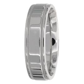 Flat Edge, Flat Middle, Hand Made Wedding Band
