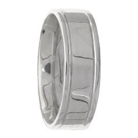 Flat Edge, Flat Middle, Hand Made Wedding Band