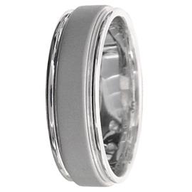 Flat Middle, Flat Edge, Hand Made Wedding Band