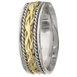 Twisted Rope Hand Made Wedding Band