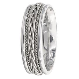 Twisted Wire Hand Made Wedding Band