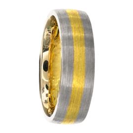 Two Tone, Hand Made Wedding Band