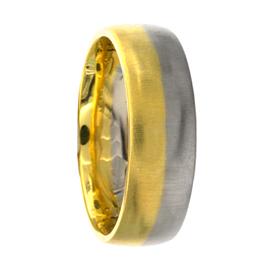 Two Tone, Hand Made Wedding Band