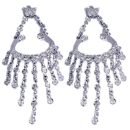Diamond Chandelier Earrings