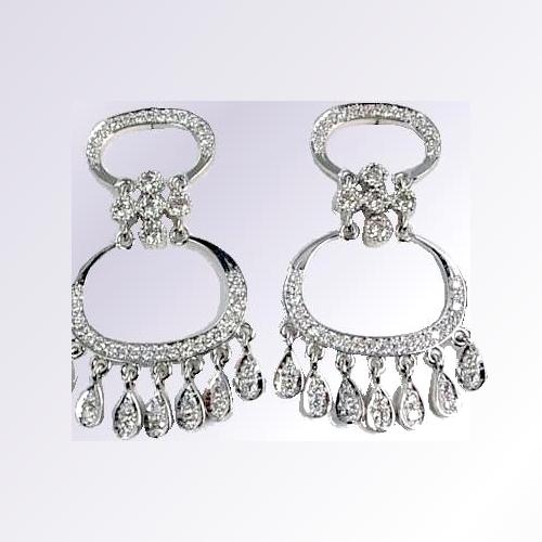 Diamond Chandelier Earrings