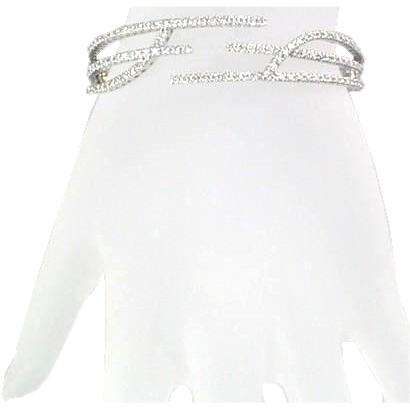 Pave Set Diamond Bangle Bracelet (Opens from Top)