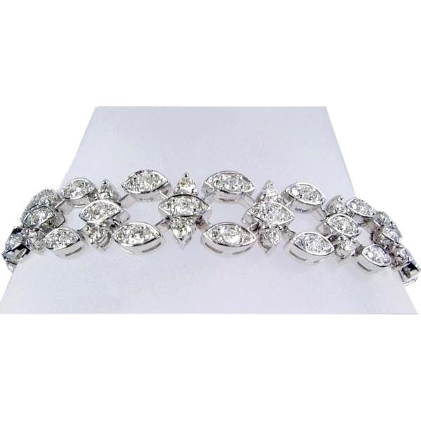 Prong Set Round Diamond Bracelet