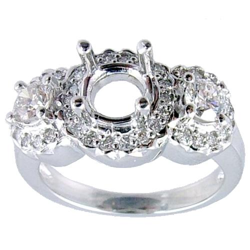 Diamond Engagement Ring Semi Mount