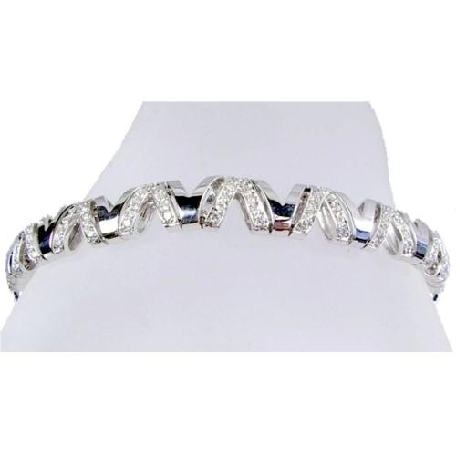 Pave Set Diamond Bracelet