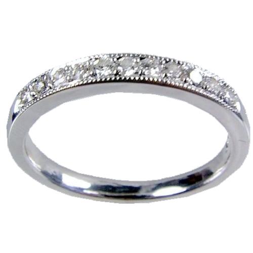 Pave Set Diamond Wedding Ring