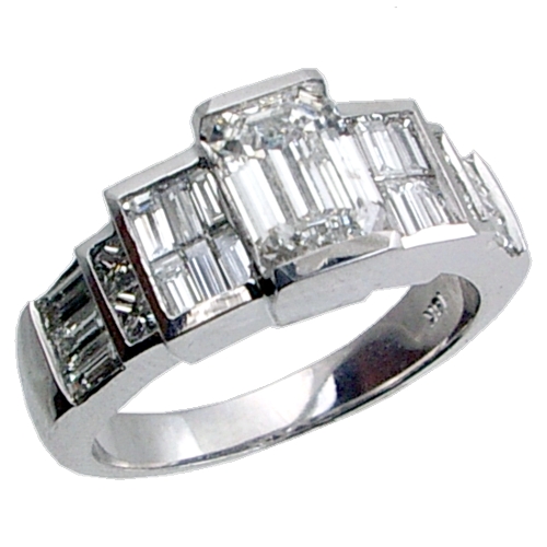 Invisible Set PC/BAG Engagement Ring