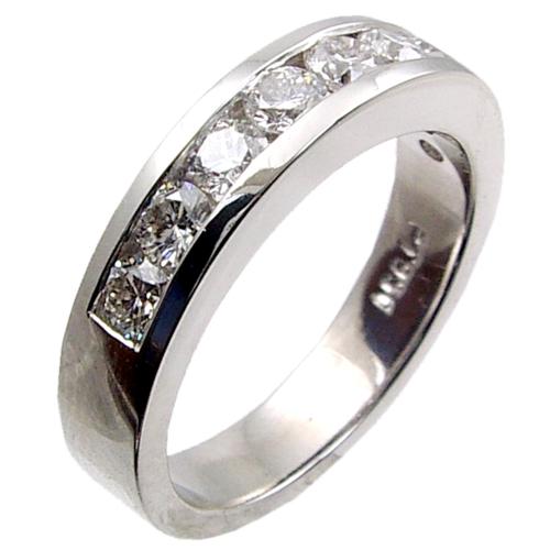 Channel Set Diamond Wedding Ring