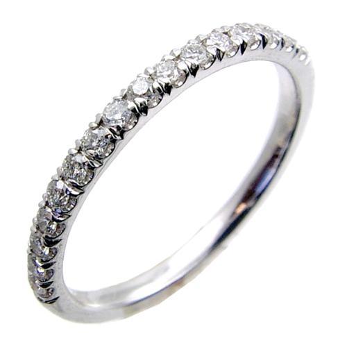 U-Pave Set Diamond Wedding Ring