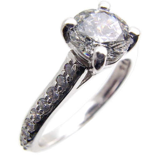 Diamond Engagement Ring Semi Mount