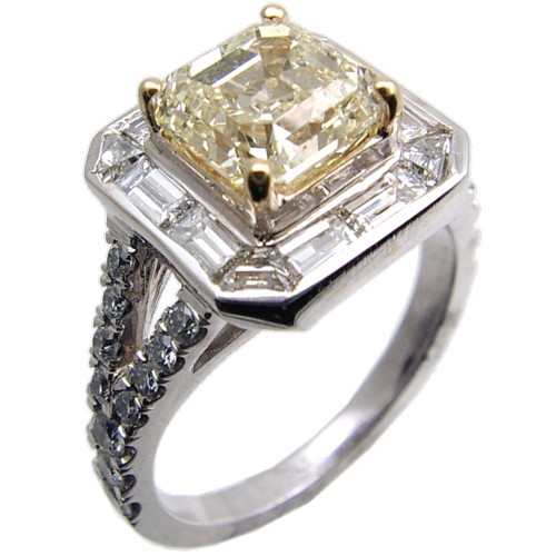 Split Shank Diamond Engagement Ring Semi Mount