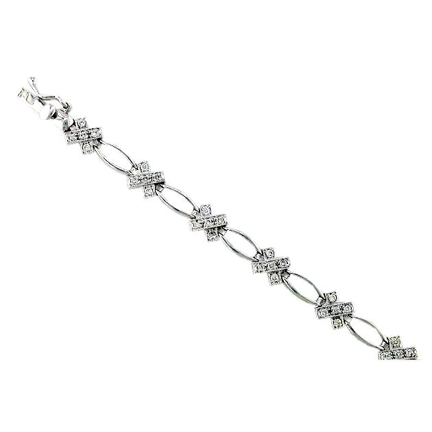 Pave Set Diamond Bracelet