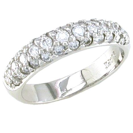 Pave Set Diamond Wedding Ring