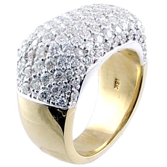 Pave Set Diamond Wedding Ring