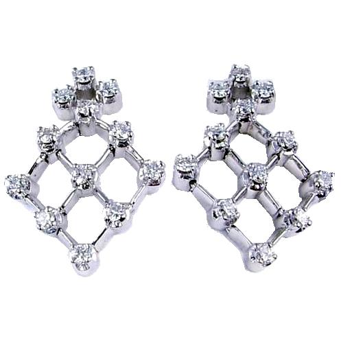 Prong Set Diamond Earrings