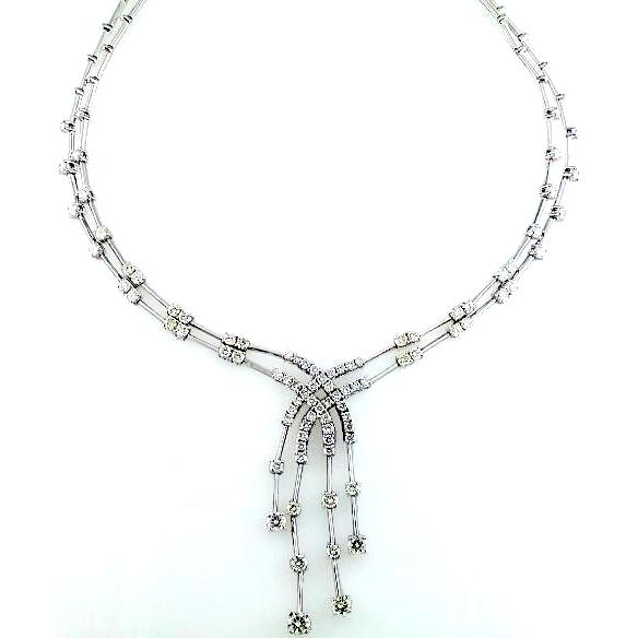 Prong Set Diamond Necklace