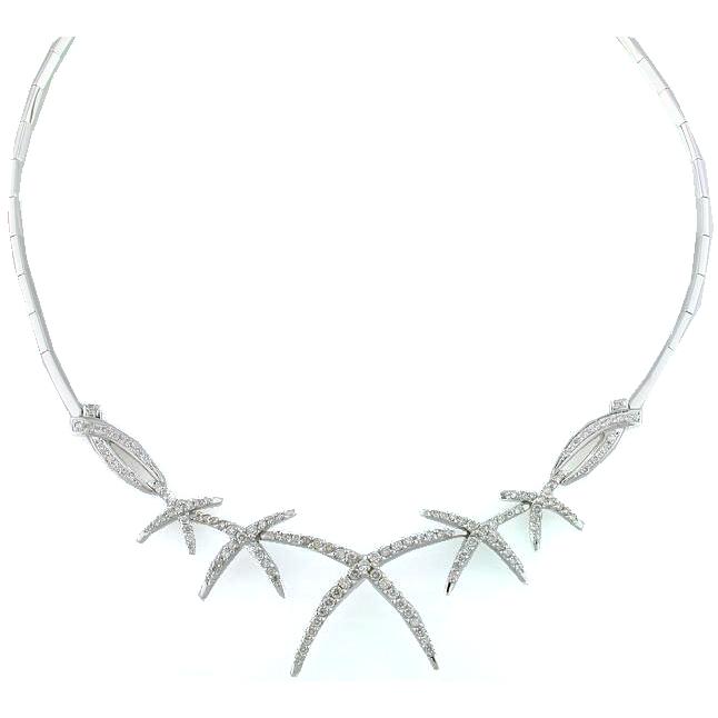 Pave Set Diamond Necklace