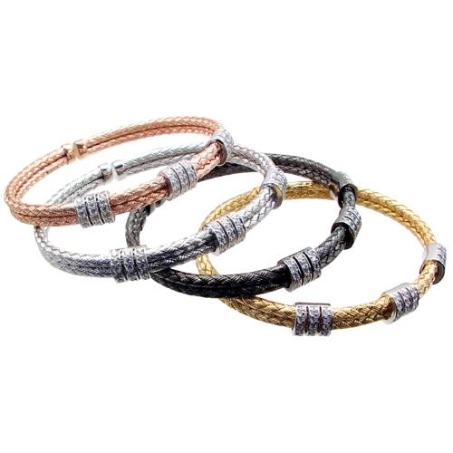 Woven Bangle Bracelet (Oval)