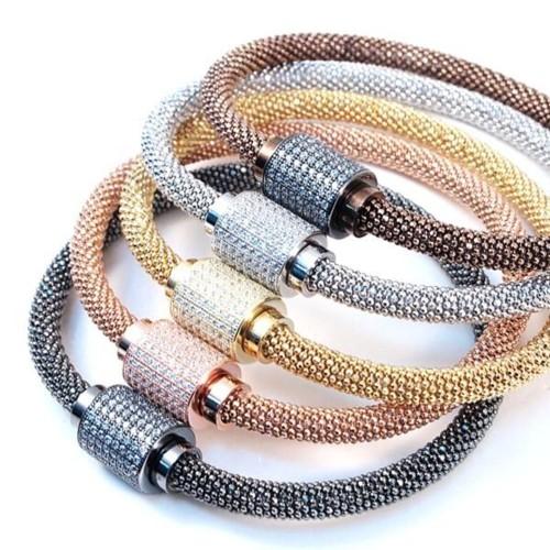 Magnetic Lock Soft Bangle Bracelet