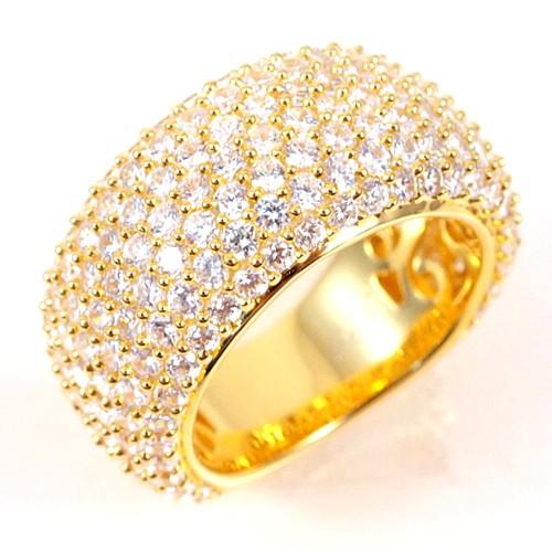 7 Row Pave Set Ring