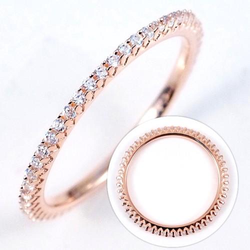 Micro Pave Set Eternity Ring