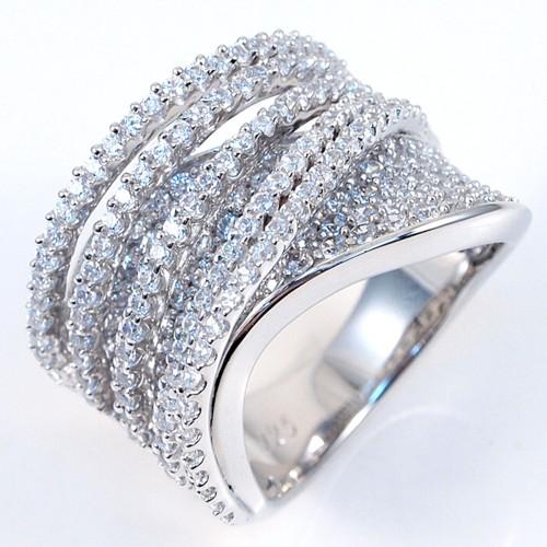 Modern Micro Pave Set  Ring