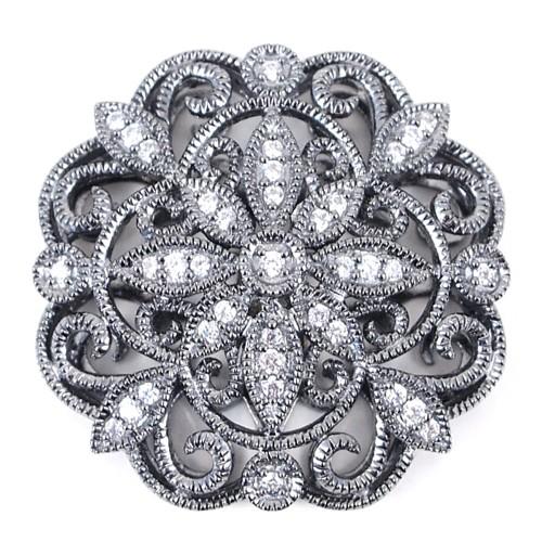 Antique Design Pave Set Pendant