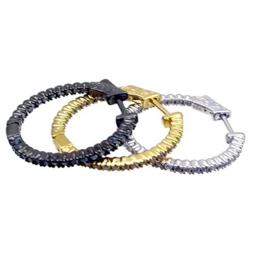 Inside/Outside Hoop Earrings