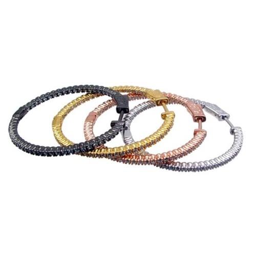 Inside/Outside Hoop Earrings