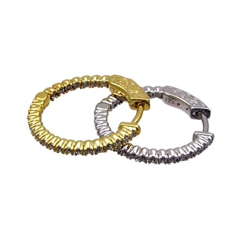 Inside/Outside Hoop Earrings