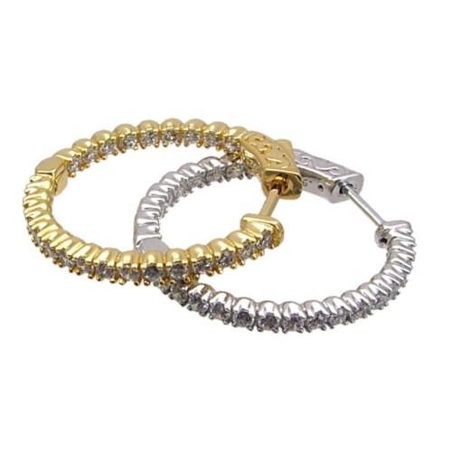 Inside/Outside Hoop Earrings
