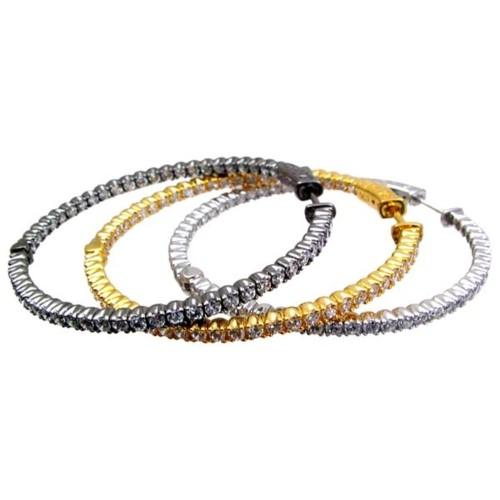 Inside/Outside Hoop Earrings