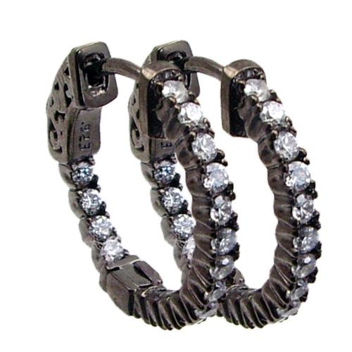 Inside/Outside Hoop Earrings